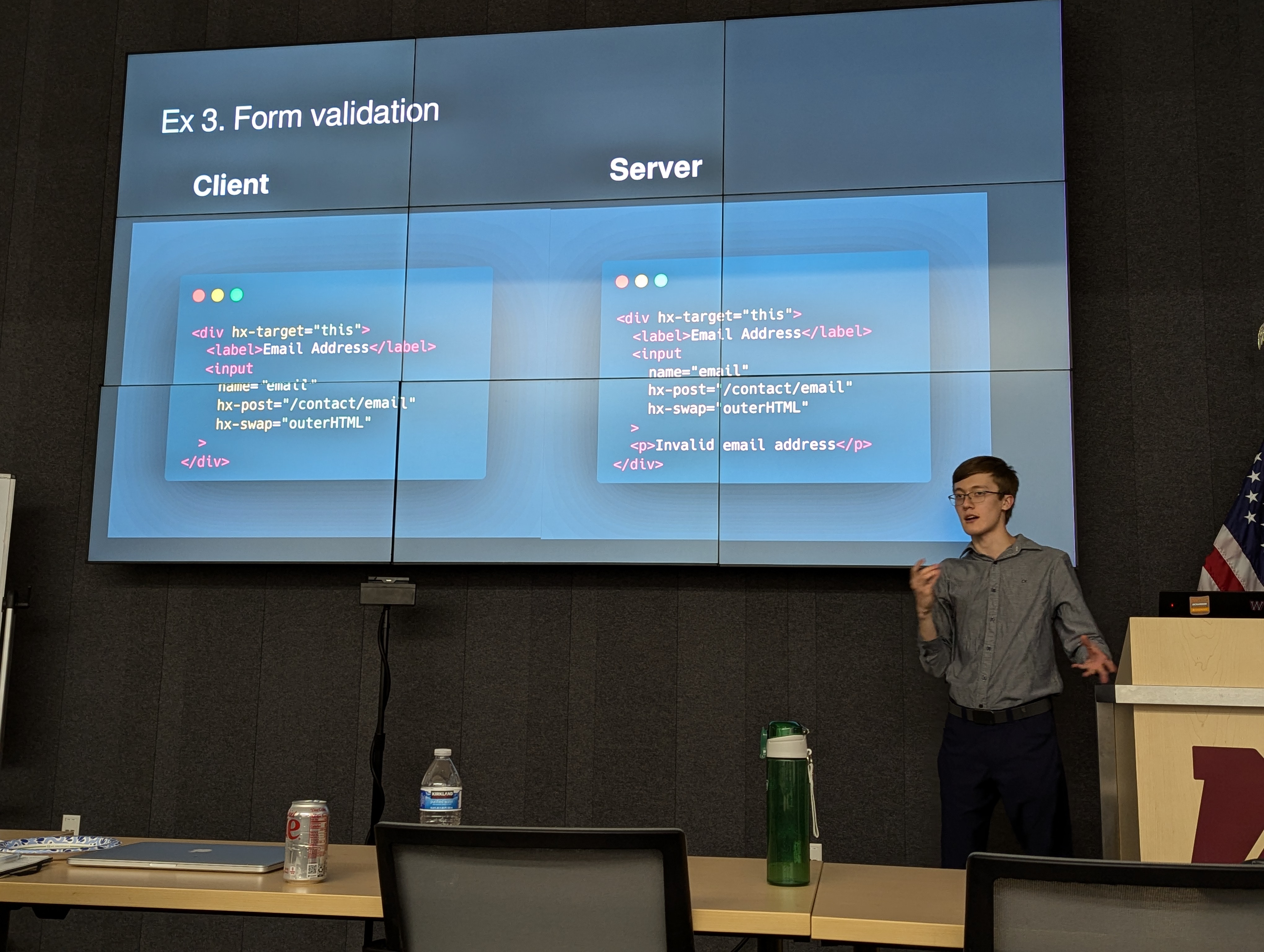 Presenting at the meetup